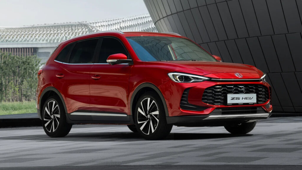 All New MG ZS Hybrid Plus Front End